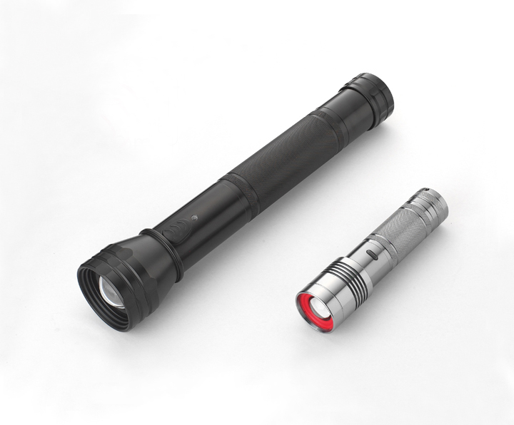 Eco Friendly LED Flashlights with Focus Zoom