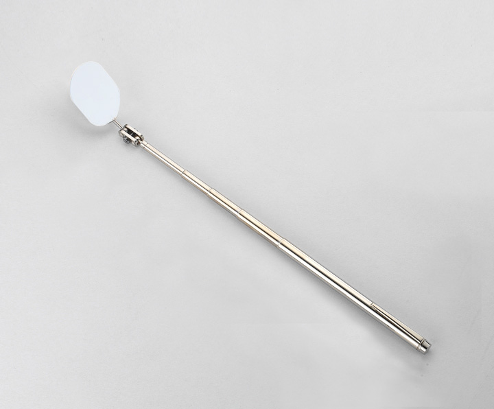 1104VE Pocket Telescopic Oval Stainless Steel Inspection Mirror