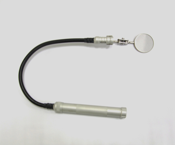 1252D-40 LED Beleuchtung Flexibler Magnetheber mit Inspektionsspiegel 40 mm rund