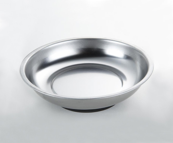 1341 Stainless Steel Round Magnetic Tray 150 mm