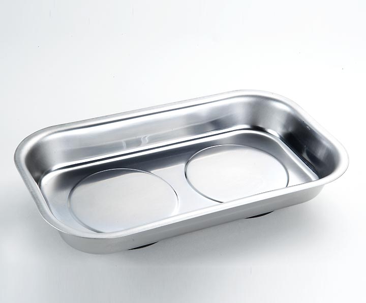 1342 Stainless Steel Rectangular Magnetic Tray 240 x 140 mm