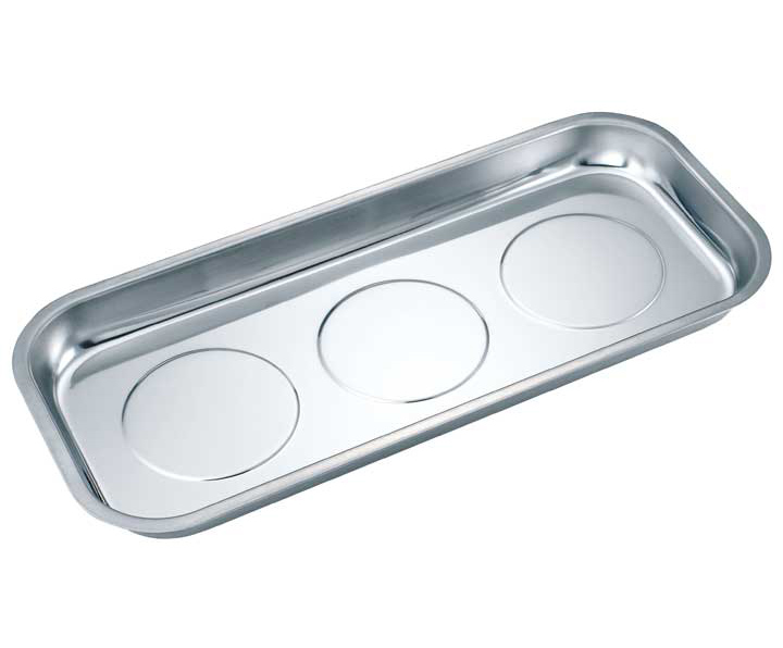 1343 Stainless Steel Long Rectangular Magnetic Tray 364 x 164 mm