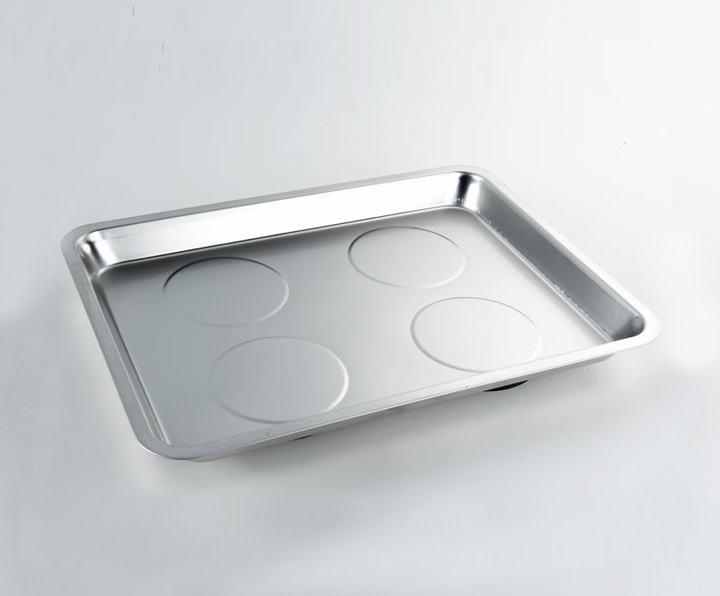 1344 Stainless Steel Square Magnetic Tray 294 x 273 mm