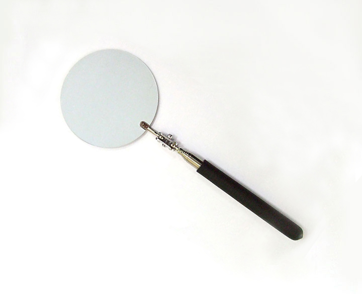 1105DC Round Stainless Steel Inspection Mirror Telescope