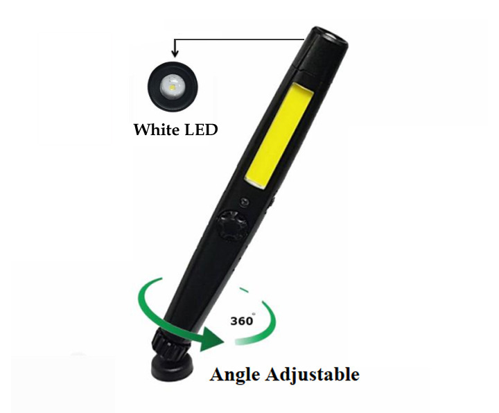 67101 2-in-1 Rechargeable Focus Lamp & COB LED Work light