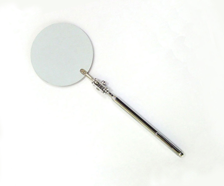 1104AC Magnetic Telescoping Round Stainless Steel Inspection Mirror